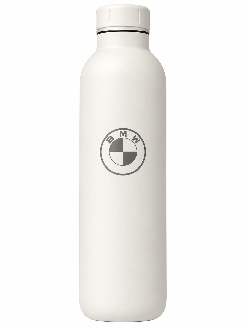 BMW White Matte Logo Water Bottle